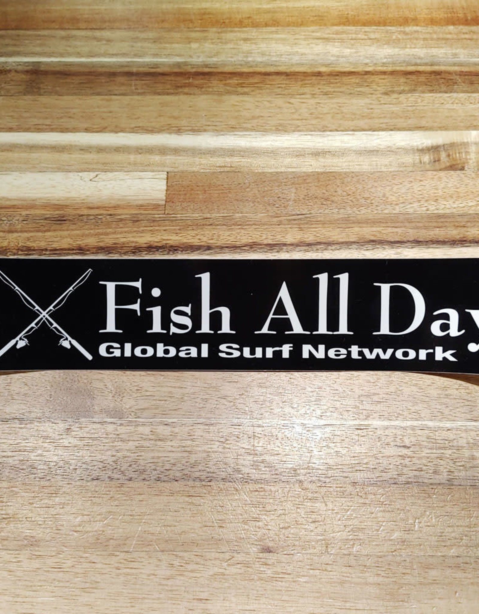 Global Surf Network Global Surf Network Fish All Day Sticker