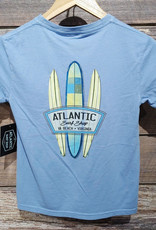 Atlantic Surf Co Atlantic Surf Shop Triple Surfboard Youth T-shirt