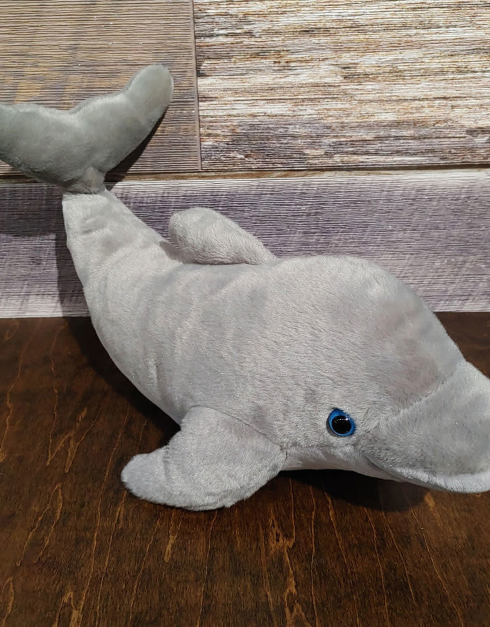 The Petting Zoo Gray Dolphin Large Stuffie