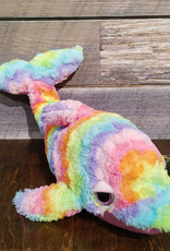 The Petting Zoo Tie Dye Dolphin Stuffie Large