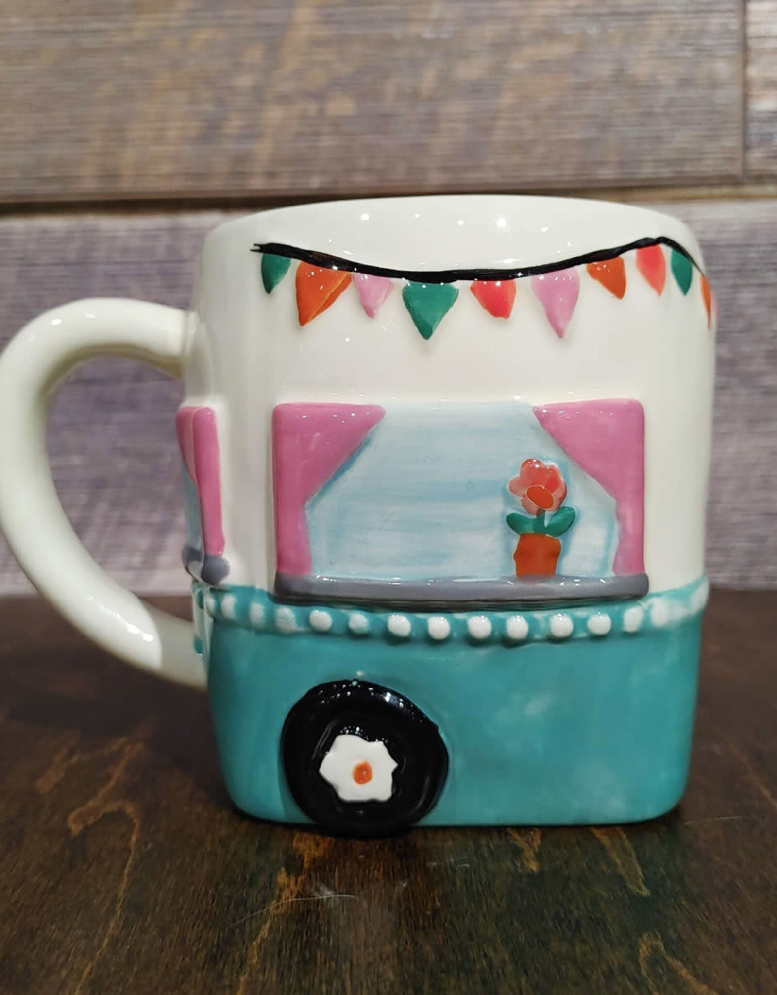 Natural Life Natural Life Folk Art Mug Camper