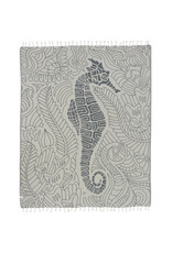 Sand Cloud Sand Cloud Seahorse Swirl Towel Navy Large
