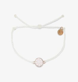 Pura Vida Pura Vida Cameo Rose Gold Bracelet White
