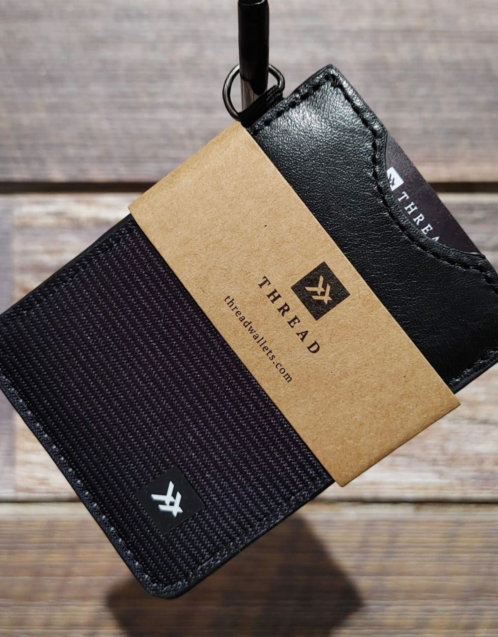 Thread Wallet Thread Black Vertical Wallet