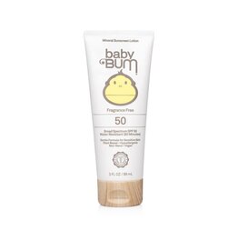 Sun Bum Baby Bum SPF 50 Mineral Sunscreen Lotion Fragrance Free 3 oz.