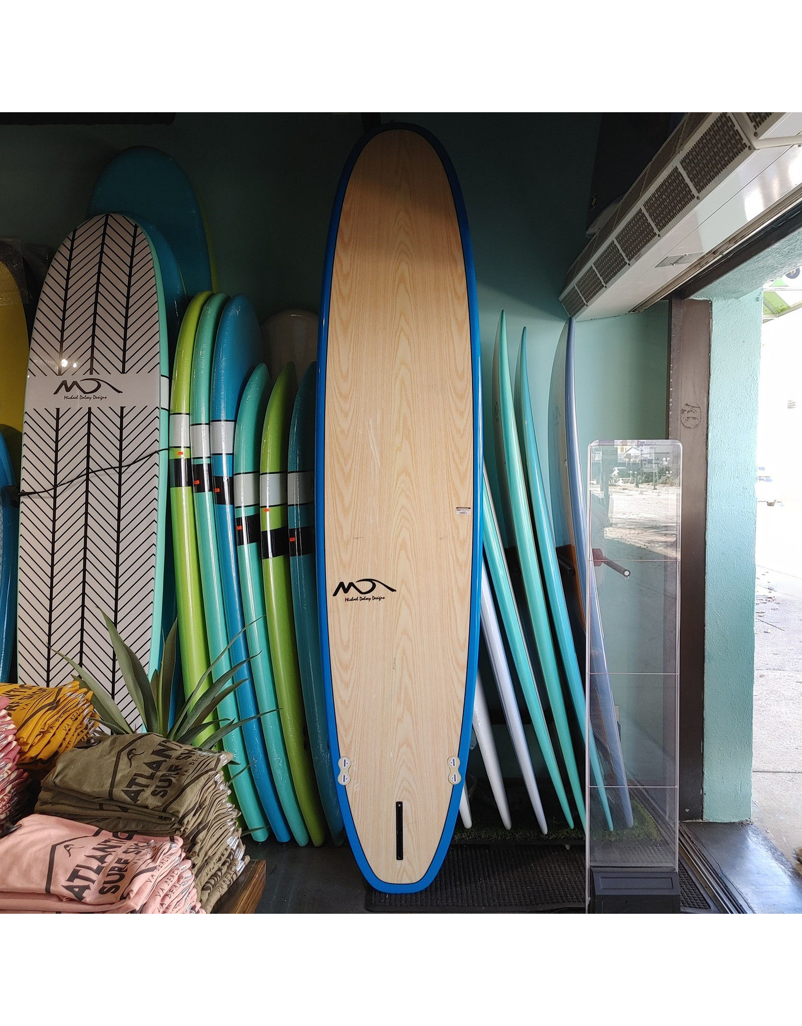 Dolsey Dolsey Epoxy Surfboard 9'0" 81L Wood/Blue