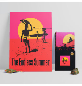 The Endless Summer Bruce Brown Films The Endless Summer 50th Anniversary Collectors Numbered Edition Box Set and Lithographic Movie print
