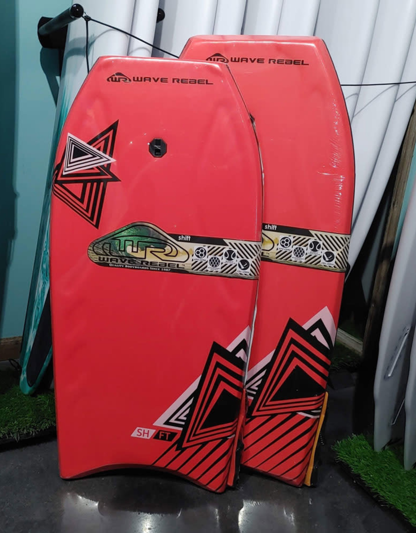 Wave Rebel Wave Rebel Shift Bodyboard Red
