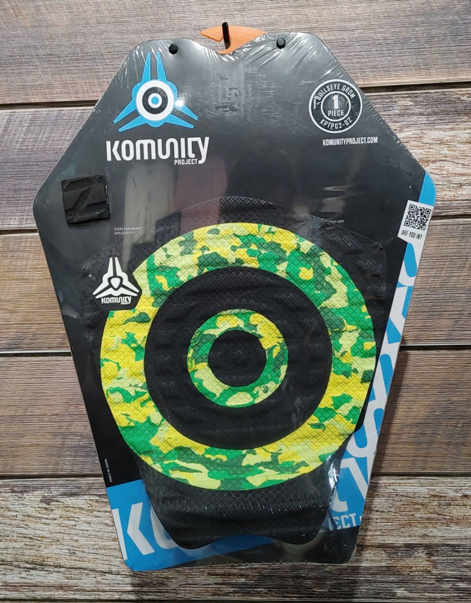 Komunity Komunity Surfboard Traction Pad - Bullseye Grom