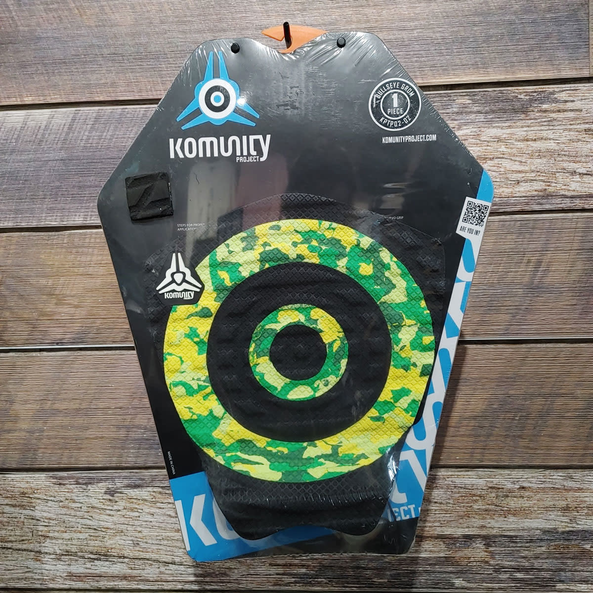 Komunity Surfboard Traction Pad Bullseye Grom Atlantic Surf Shop