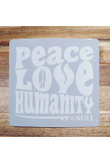 O'Neill O'Neill Peace Love Humanity Sticker