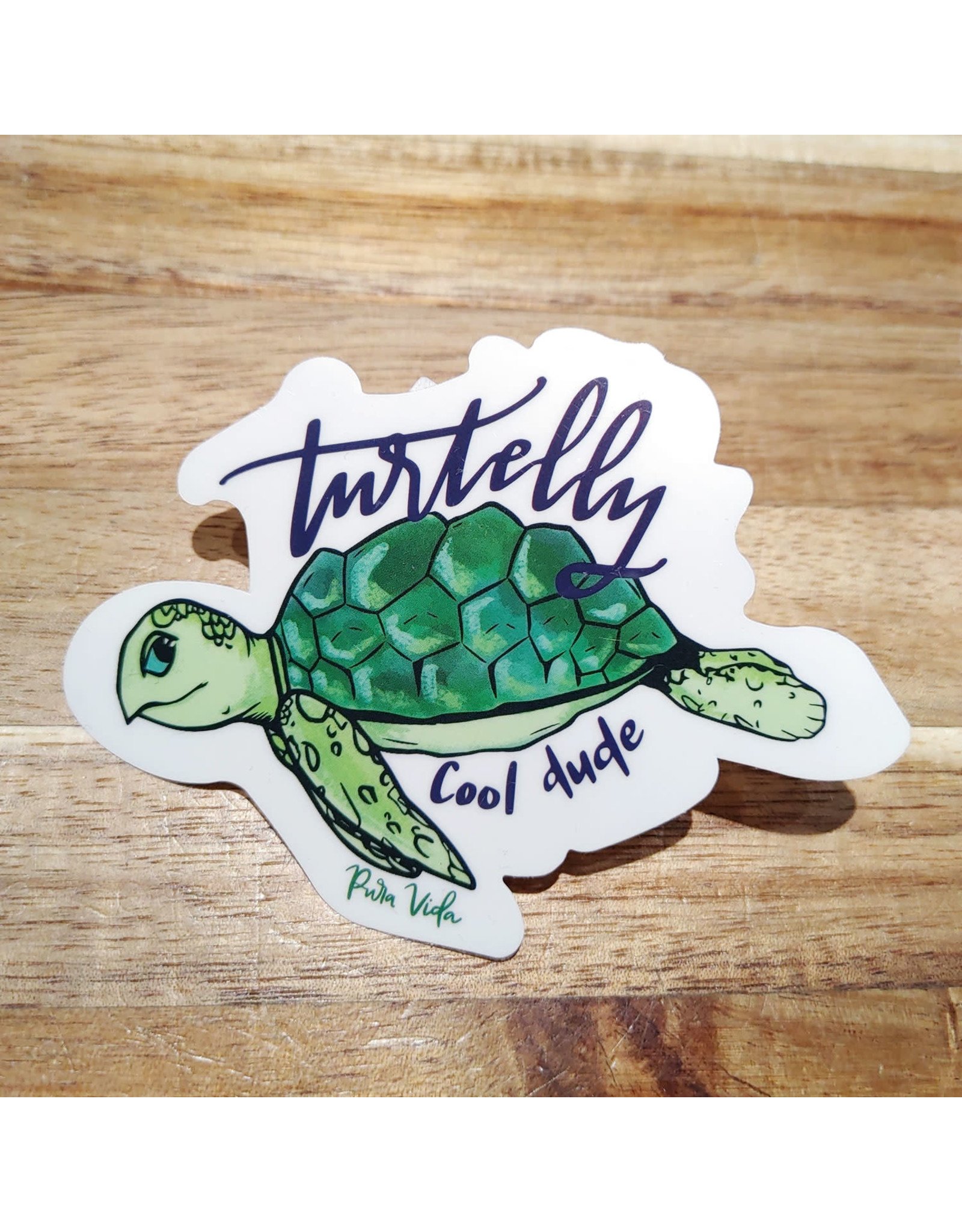 Pura Vida Pura Vida Turtelly Cool Sticker