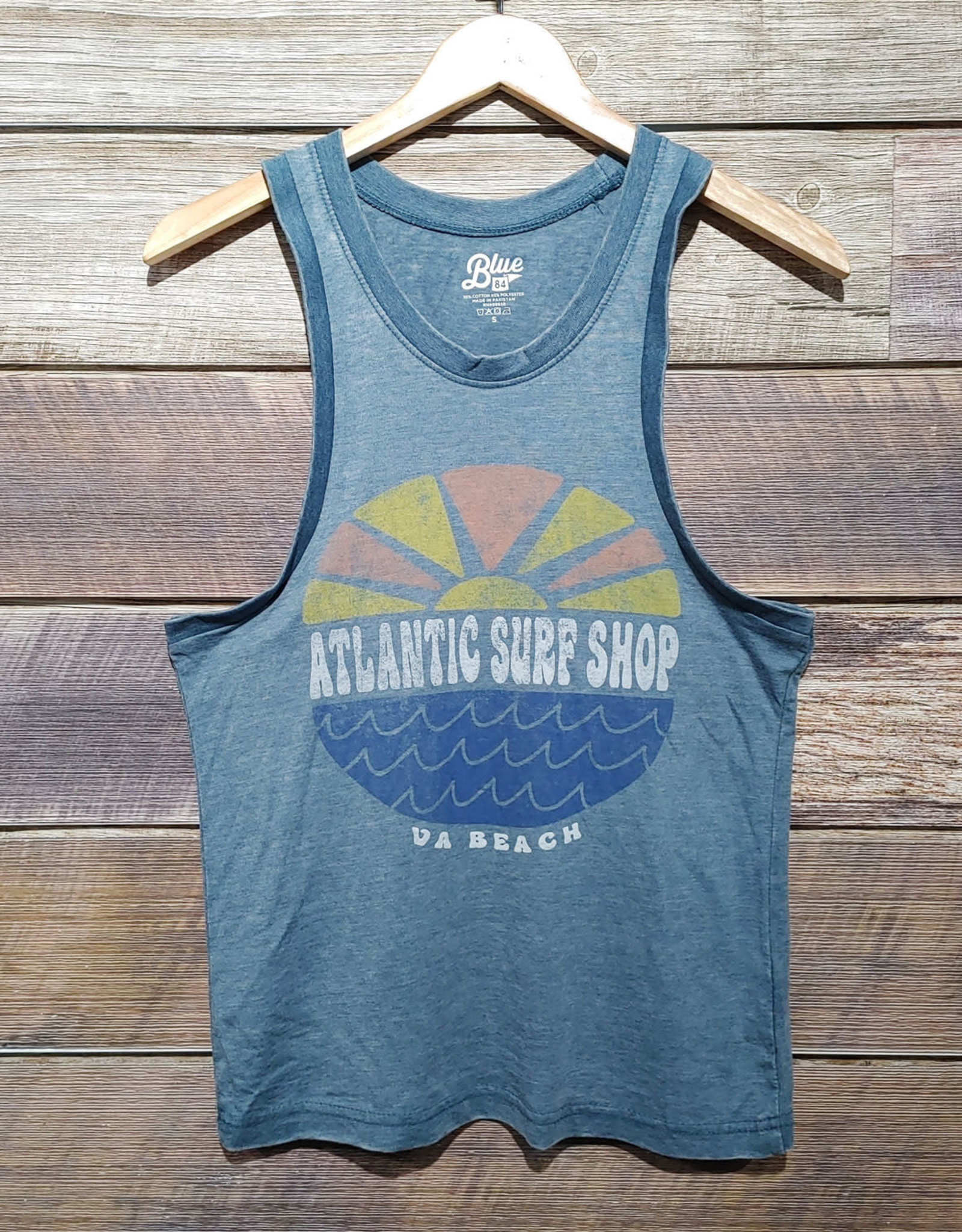 Atlantic Surf Co Atlantic Surf Shop Sunbeam Women's Muscle Tank Blue