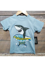 Atlantic Surf Co Atlantic Surf Board Shark Shirt Blue