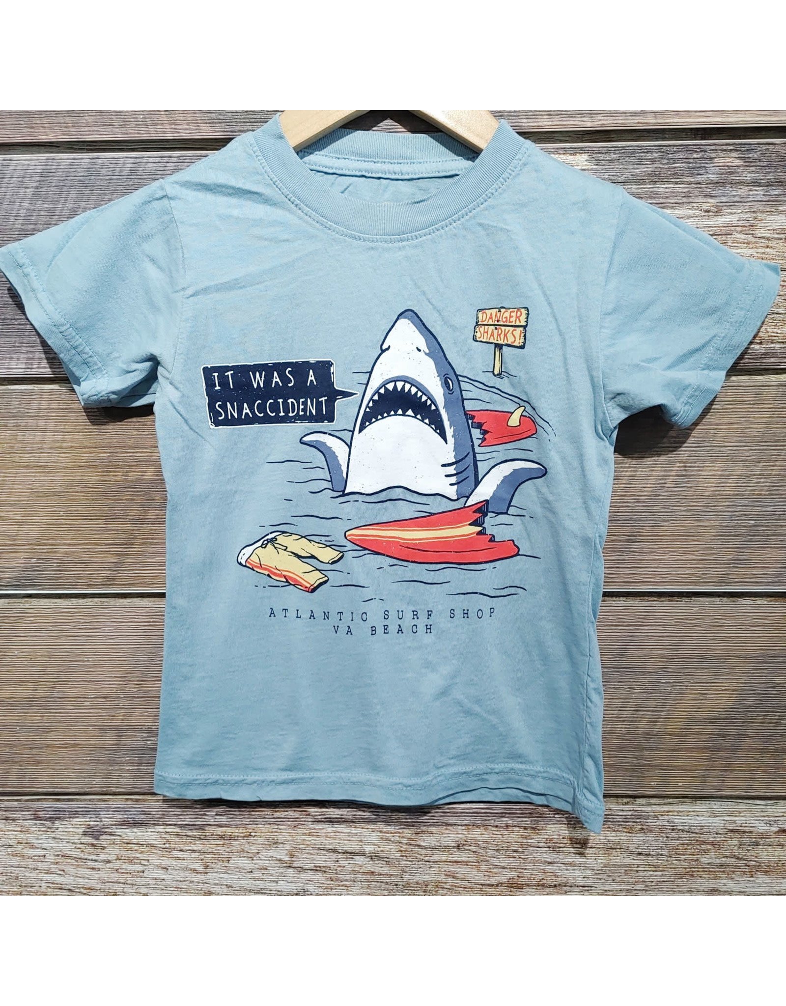 Atlantic Surf Co Atlantic Surf Snaccident Shark Shirt Blue