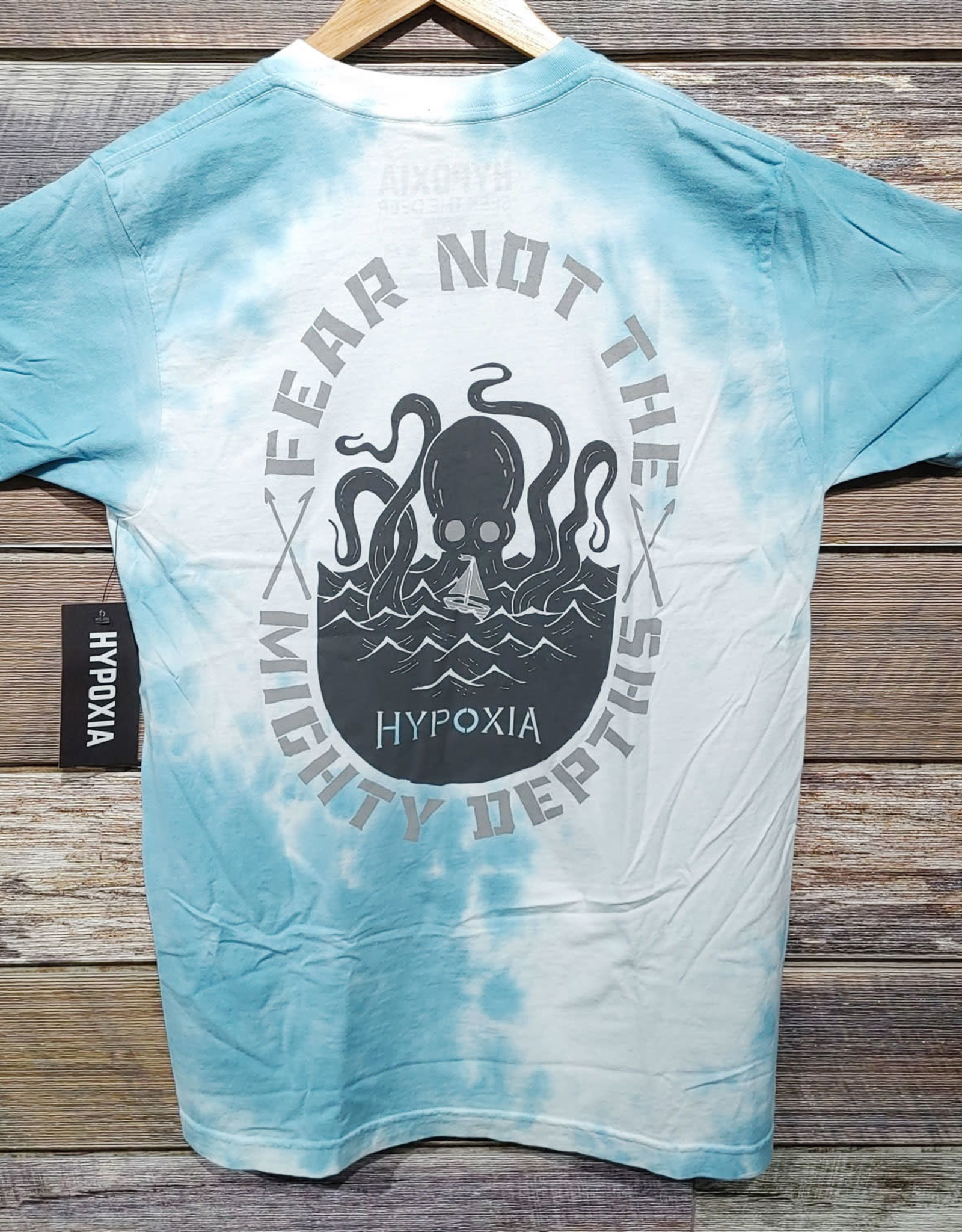 Hypoxia Hypoxia Fear Not Octo Blue Sky Dye Tee