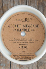 Natural Life Natural Life Secret Message Round Candle The Thing I Love About You