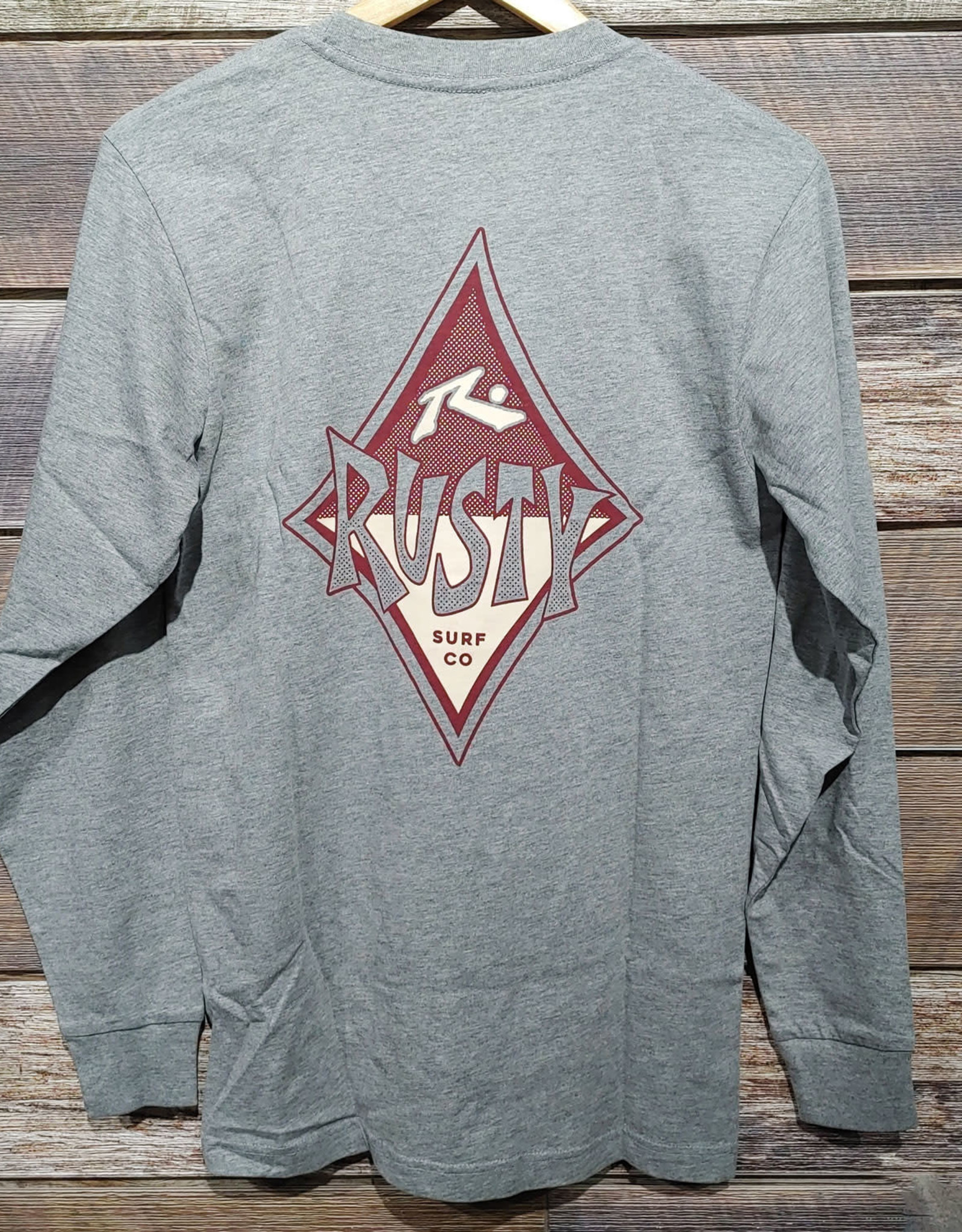 Rusty Rusty Deserted Long Sleeve Tee Athletic Heather