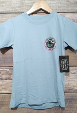 Atlantic Surf Co Atlantic Surf Shop Quiver Skull Youth T-shirt Blue