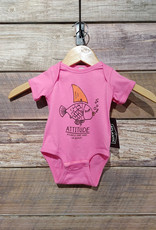 Atlantic Surf Co Atlantic Surf Shop Attitude Soft Onesie Pink