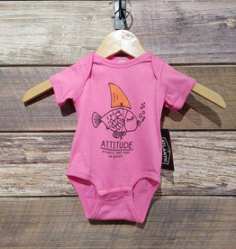 Atlantic Surf Co Atlantic Surf Attitude Soft Onesie Pink