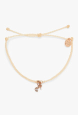 Pura Vida Pura Vida Ariel Mermaid Charm Rose Gold Bracelet Vanilla