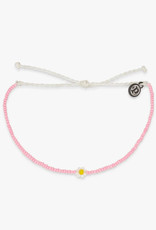 Pura Vida Pura Vida Daisy Seed  Bracelet Pink