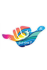Cha Vibes Cha Vibes 3D Shaka Sticker Beach Send