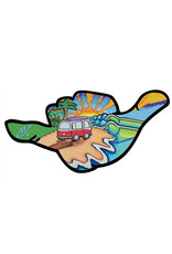 Cha Vibes Cha Vibes 3D Shaka Sticker Hippie Van