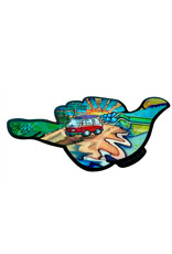 Cha Vibes Cha Vibes 3D Shaka Sticker Hippie Van