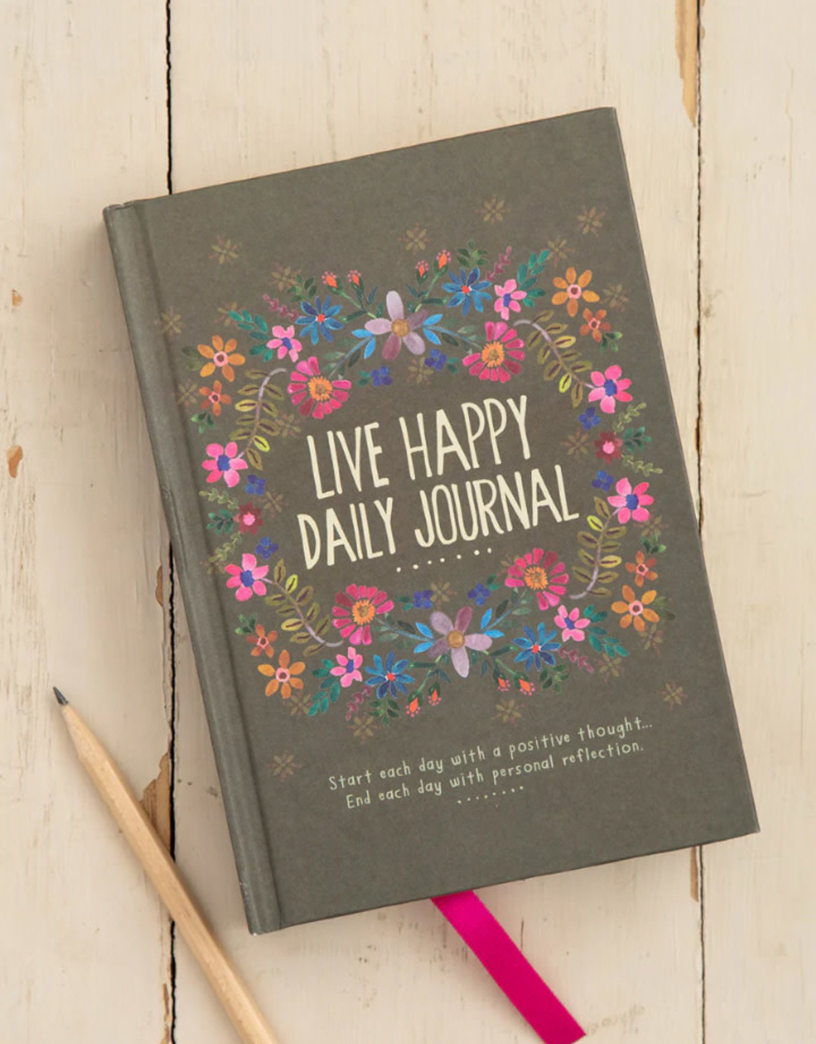 Natural Life Natural Life Live Happy Daily Journal