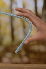 Sili Pints Sili Pints Silicone Straw For 16 oz. Cup Translucent Blue