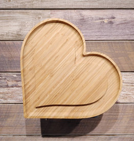 Natural Life Natural Life Wooden Heart Charcuterie Board