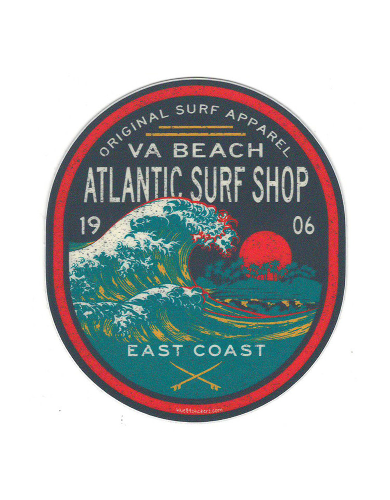 Atlantic Surf Co Atlantic Surf Nightfall Sticker