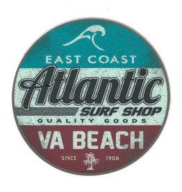Atlantic Surf Co Atlantic Surf National Sticker