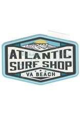 Atlantic Surf Co Atlantic Surf Shop Vintage Crest Sticker