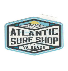 Atlantic Surf Co Atlantic Surf Vintage Crest Sticker