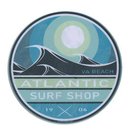 Atlantic Surf Co Atlantic Surf Night Surfing Sticker