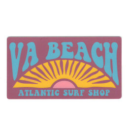 Atlantic Surf Co Atlantic Surf Retro Sun Sticker