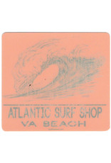 Atlantic Surf Co Atlantic Surf Shop Timeless Wave Sticker