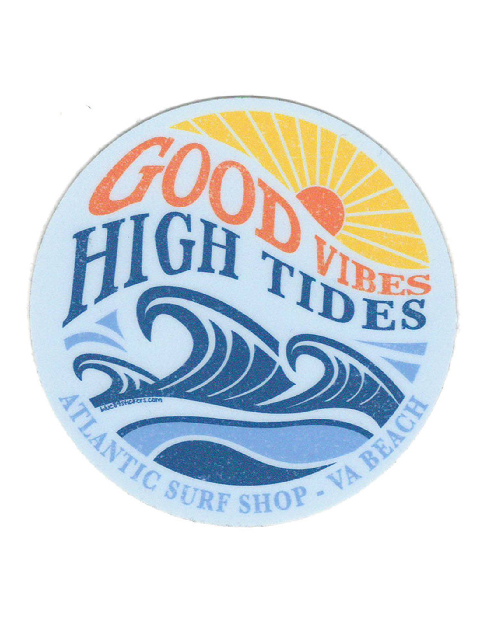 Atlantic Surf Co Atlantic Surf Shop Good Tides Sticker