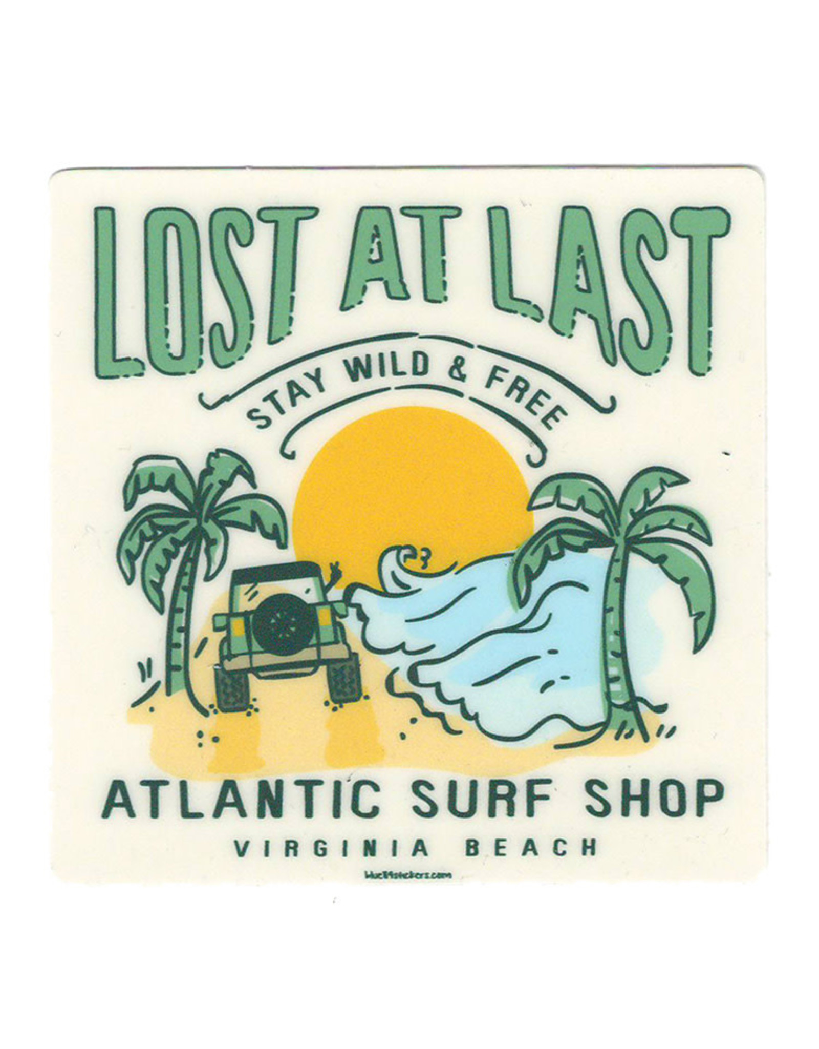 Atlantic Surf Co Atlantic Surf Lost At Last Sticker