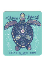 Atlantic Surf Co Atlantic Surf Shop Bubble Sea Turtle Sticker