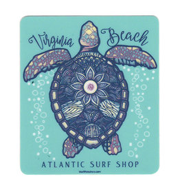Atlantic Surf Co Atlantic Surf Bubble Sea Turtle Sticker