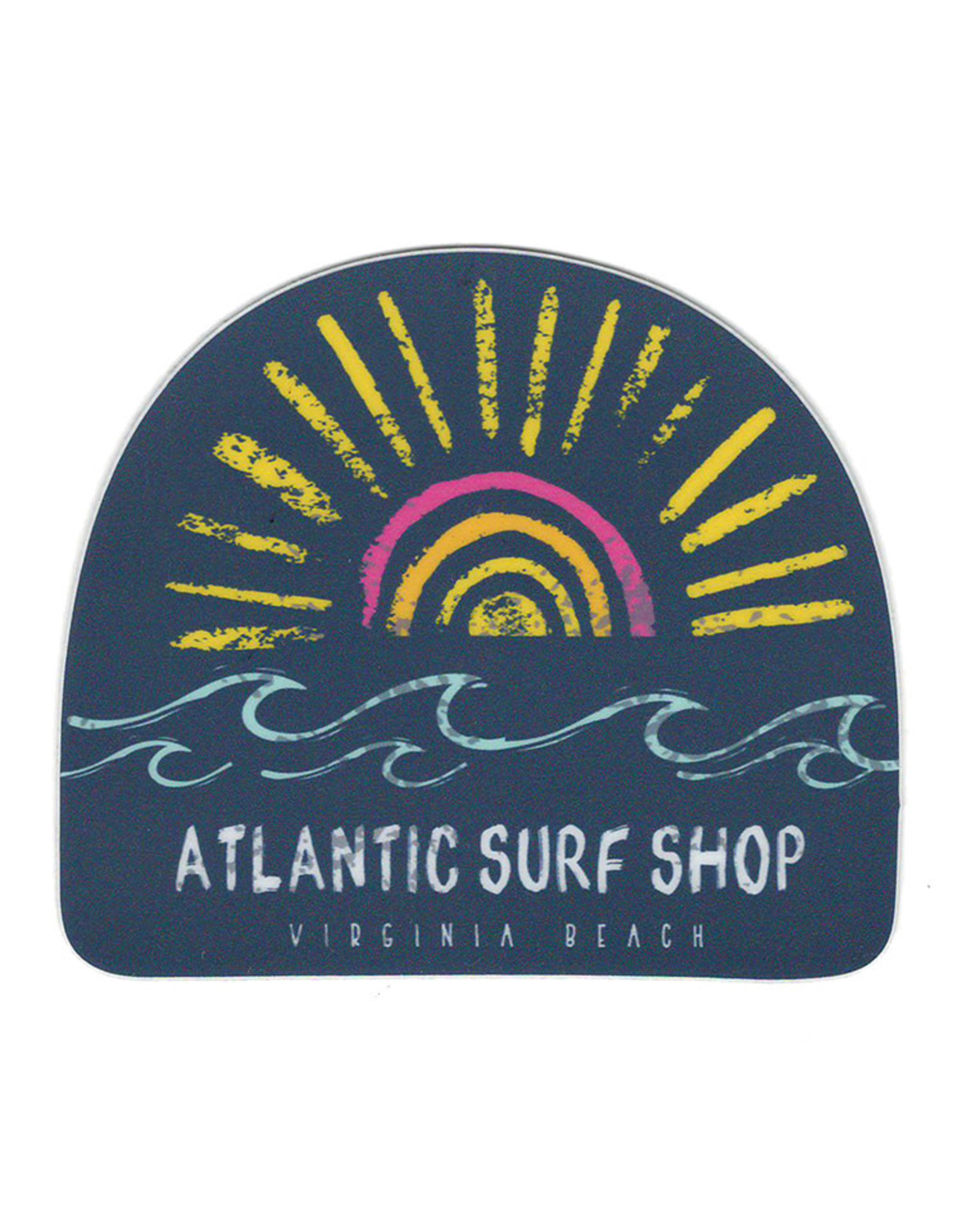 Atlantic Surf Co Atlantic Surf Shop Daybreak Sticker