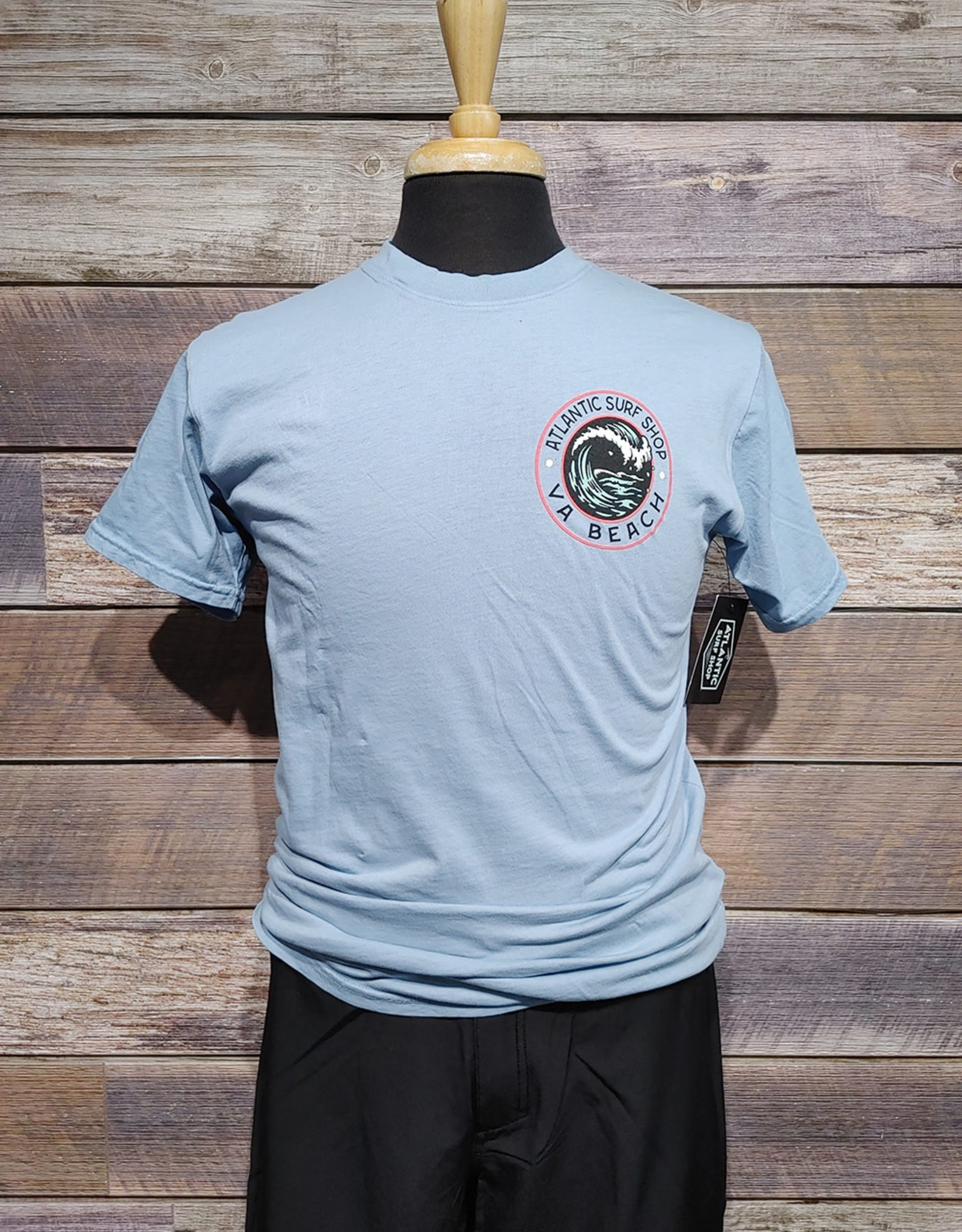 Atlantic Surf Co Atlantic Surf Shop Quiver Skull Shirt Blue