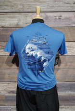 Atlantic Surf Co Atlantic Surf Shop Break T-shirt Vintage Blue
