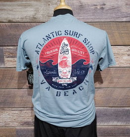 Atlantic Surf Co Atlantic Surf Stay Salty T-shirt Light Blue