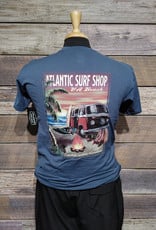 Atlantic Surf Co Atlantic Surf Sunset Surf Bus T-shirt Smokey Blue