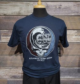 Atlantic Surf Co Atlantic Surf Shop Skull Break T-shirt Ink